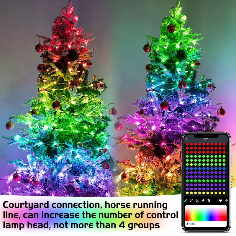 RGB Smart Fairy String Lights – App Controlled