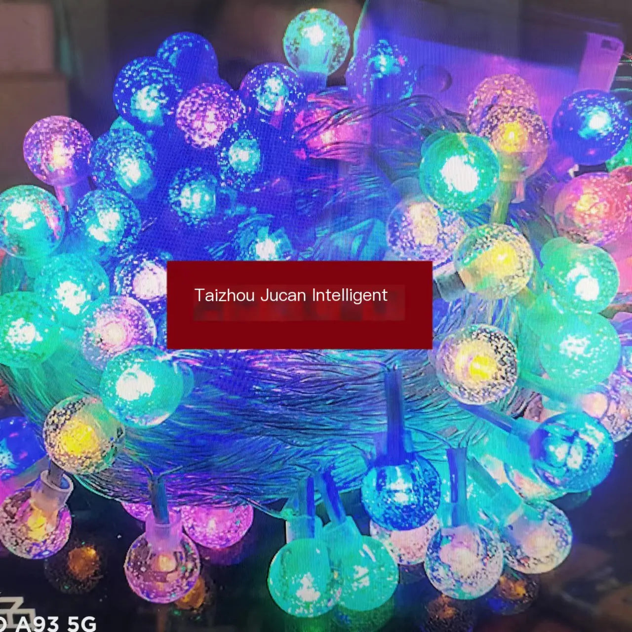 AuroraGlow Solar Crystal Ball String Lights – 8 Lighting Modes