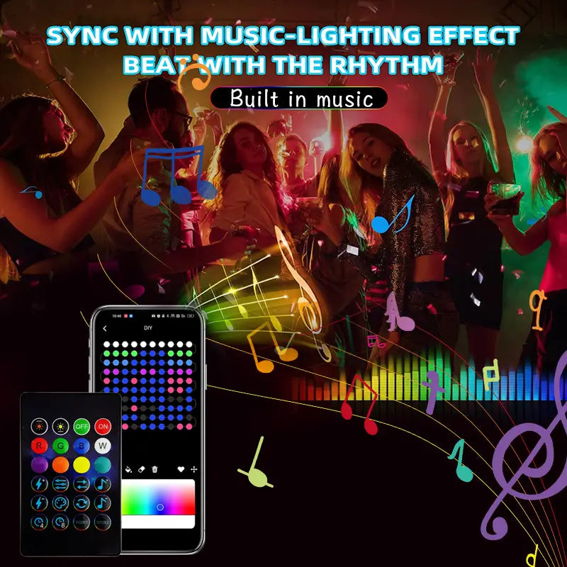 RGB Smart Fairy String Lights – App Controlled